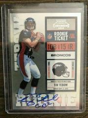Tim Tebow #234 Football Cards 2010 Playoff Contenders Prices