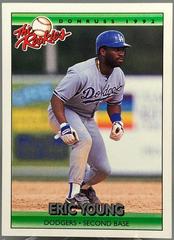 Eric Young #128 Baseball Cards 1992 Panini Donruss Rookies Prices