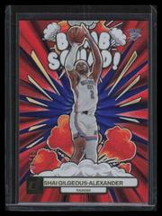 Shai Gilgeous Alexander [Red Blue] #10 Basketball Cards 2023 Panini Donruss Bomb Squad Prices