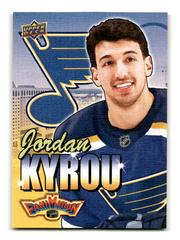 Jordan Kyrou Hockey Cards 2022 Upper Deck Fanimation Prices