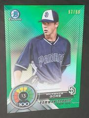 MacKenzie Gore [Green Refractor] Baseball Cards 2018 Bowman Scouts' Top 100 Prices