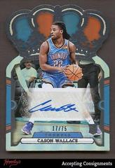 Cason Wallace [Blue] #4 Basketball Cards 2023 Panini Crown Royale Rookie Autograph Prices