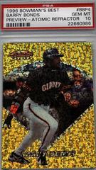 Barry Bonds [Preview Refractor] #BBP4 Baseball Cards 1996 Bowman's Best Preview Prices
