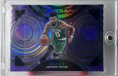Jayson Tatum [Purple Flood] #11 Basketball Cards 2022 Panini Obsidian Tunnel Vision Prices