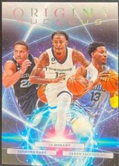 Jaren Jackson Jr. / Desmond Bane / Ja Morant #5 Basketball Cards 2023 Panini Origins Nucleus Prices