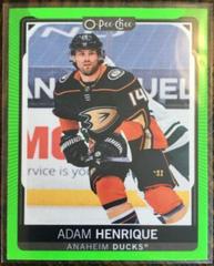 Adam Henrique [Neon Green] Hockey Cards 2021 O Pee Chee Prices