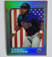 Torii Hunter [Refractor] Baseball Cards 1997 Bowman Chrome International Prices