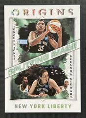 Breanna Stewart, Jonquel Jones #1 Basketball Cards 2023 Panini Origins WNBA Splitting Image Prices