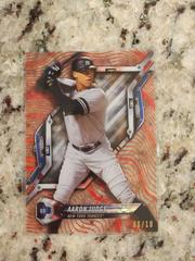 Aaron Judge [Galactic Diffractor Red] Baseball Cards 2018 Topps High Tek Prices