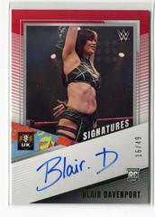 Blair Davenport [Red] #NS-BDV Wrestling Cards 2022 Panini NXT WWE Signatures Prices