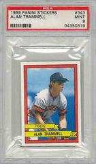 Alan Trammell #343 Baseball Cards 1989 Panini Stickers Prices