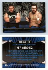 Sami Zayn, Kevin Owens #7 Wrestling Cards 2016 Topps WWE Then Now Forever Rivalries Prices