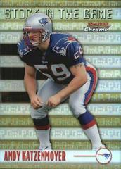 Andy Katzenmoyer [Refractor] #S6 Football Cards 1999 Bowman Chrome Stock in the Game Prices
