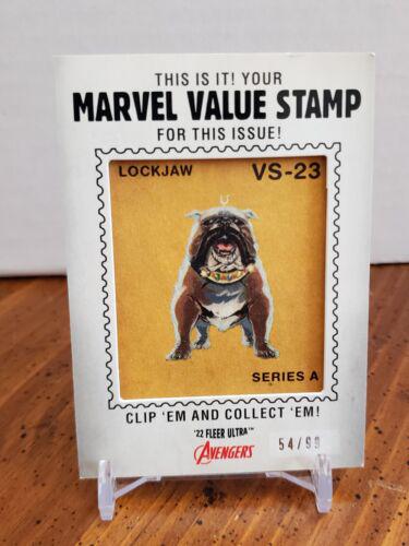 Lockjaw #VS-23 Marvel 2022 Ultra Avengers Value Stamp Relics