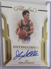 John Stockton [Gold] #11 Basketball Cards 2022 Panini Flawless Distinguished Auto Prices