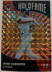 Ryne Sandberg [Reactive Orange] Baseball Cards 2022 Panini Mosaic Holofame Prices