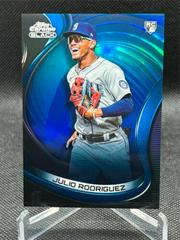 Julio Rodriguez [Blue] #10 Baseball Cards 2022 Topps Chrome Black Prices