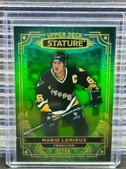Mario Lemieux [Green] #2 Hockey Cards 2022 Upper Deck Stature Prices