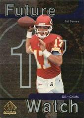 Pat Barnes Football Cards 1997 SP Authentic Prices