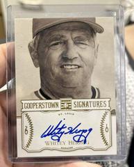 Whitey Herzog #HOF-WTY Baseball Cards 2013 Panini Cooperstown Signatures Prices