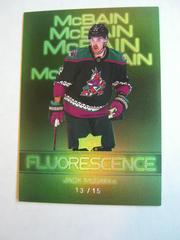 Jack McBain [Green] #F-40 Hockey Cards 2022 Upper Deck Fluorescence Prices