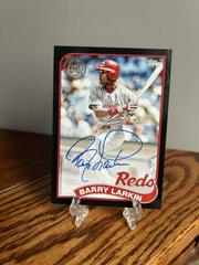 Barry Larkin [Black] Baseball Cards 2024 Topps 1989 Autograph Prices