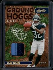 Tyjae Spears [Gold] #GH-4 Football Cards 2023 Panini Absolute Ground Hoggs Materials Prices