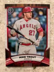 Mike Trout [Red] #21 Baseball Cards 2022 Topps Tribute Prices