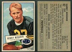 Harry Minarik Football Cards 1952 Bowman Small Prices