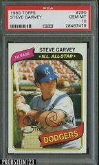 Steve Garvey #290 Baseball Cards 1980 Topps Prices