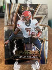 Malik Willis Football Cards 2022 Panini Select Draft Picks Sparks Prices
