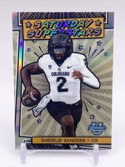 Shedeur Sanders #SS-4 Football Cards 2023 Bowman Chrome University Saturday Superstars Prices