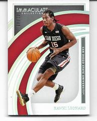 Kawhi Leonard #8 Basketball Cards 2022 Panini Immaculate Collection Collegiate Prices
