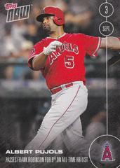 Albert Pujols, Frank Robinson #260 Baseball Cards 2016 Topps Now Prices