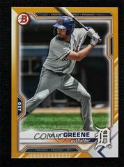 Riley Greene [Gold] Baseball Cards 2021 Bowman Draft Prices