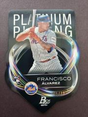 Francisco Alvarez [Autograph] Baseball Cards 2023 Bowman Platinum Plating Die Cut Prices
