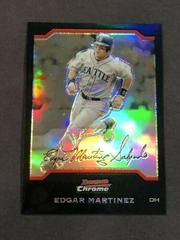 Edgar Martinez [Refractor] Baseball Cards 2004 Bowman Chrome Prices