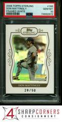 Don Mattingly [Framed White] #177 Baseball Cards 2008 Topps Sterling Prices