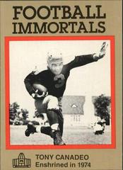 Tony Canadeo Football Cards 1985 Football Immortals Prices