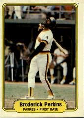 Broderick Perkins #579 Baseball Cards 1982 Fleer Prices