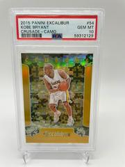 Kobe Bryant [Gold] #54 Basketball Cards 2015 Panini Excalibur Crusade Prices