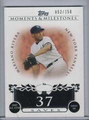 Mariano Rivera [37 Saves] #120 Baseball Cards 2008 Topps Moments & Milestones Prices
