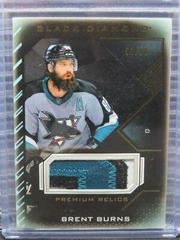 Brent Burns [Premium Relics ] Hockey Cards 2021 Upper Deck Black Diamond Prices
