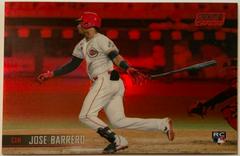 Jose Barrero [Red] #264 Baseball Cards 2021 Stadium Club Chrome Prices