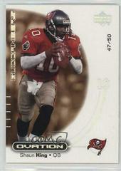 Shaun King Football Cards 2000 Upper Deck Ovation Prices