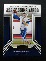 Zach Wilson #38 Football Cards 2021 Panini Contenders Draft Picks Playing the Numbers Game Prices