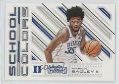 Marvin Bagley III #3 Basketball Cards 2018 Panini Contenders Draft Picks School Colors Prices