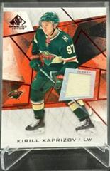 Kirill Kaprizov [Red Jersey] Hockey Cards 2021 SP Game Used Prices