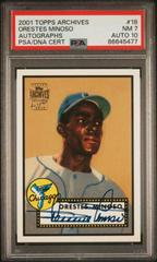 Orestes Minoso #18 Baseball Cards 2001 Topps Archives Autographs Prices