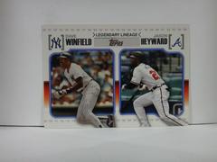 Dave Winfield, Jason Heyward #LL61 Baseball Cards 2010 Topps Legendary Lineage Prices